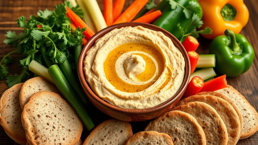 creamy chickpea dip