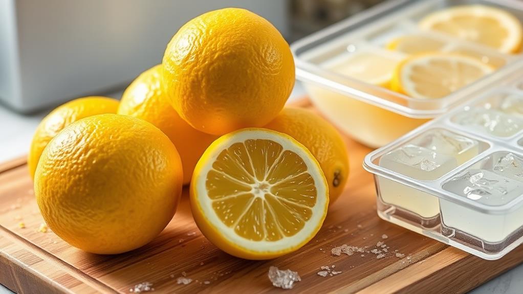 freeze lemons for benefits