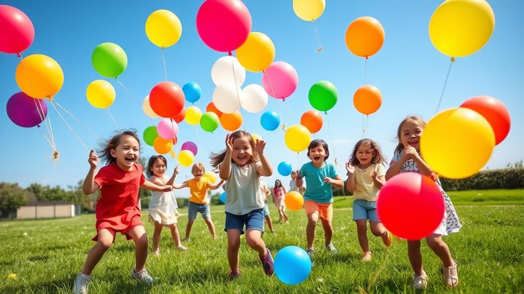 inflatable ball game fun